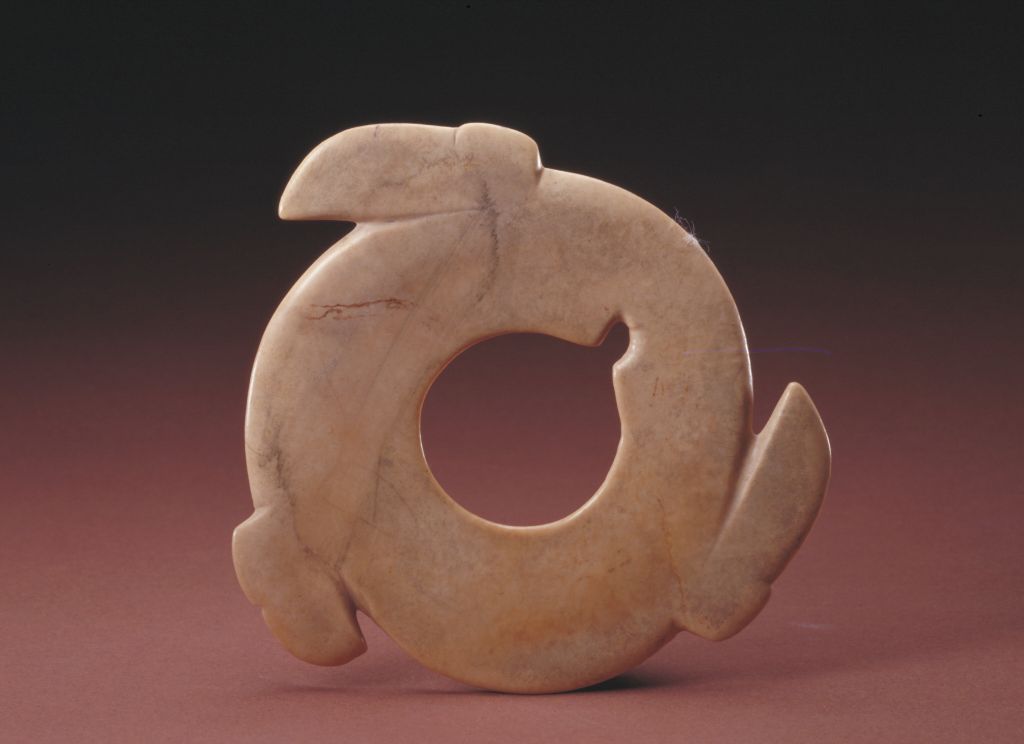 图片[1]-Jade cicada-shaped tooth ring-China Archive